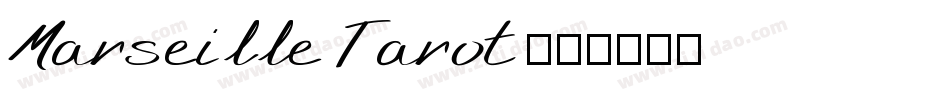 Marseille Tarot字体转换